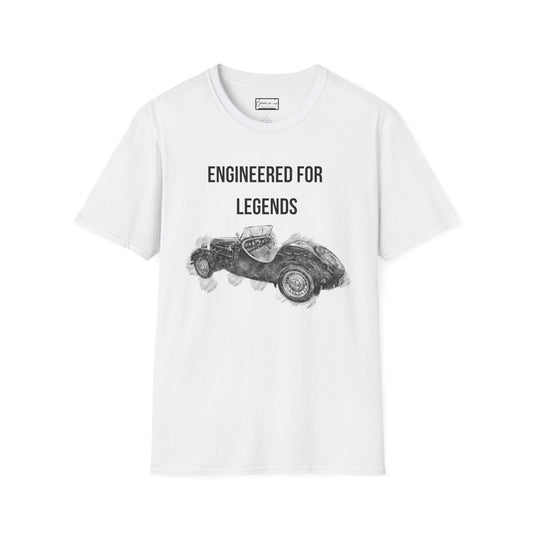 1936 German Roadster-Inspired Vintage Tee – Hand-Drawn Classic Car Shirt, Retro Auto Gift, Unisex Fit for Car Enthusiasts
