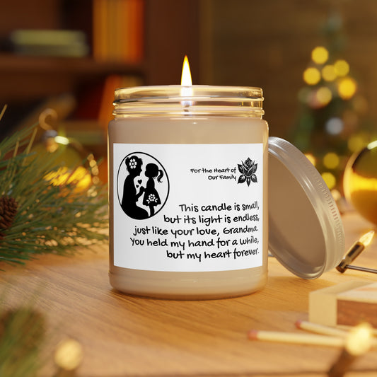 Heartwarming Scented Candle, Perfect Gift for Grandma, Remembrance Candle, Home Decor, Relaxation Candle, Family Love