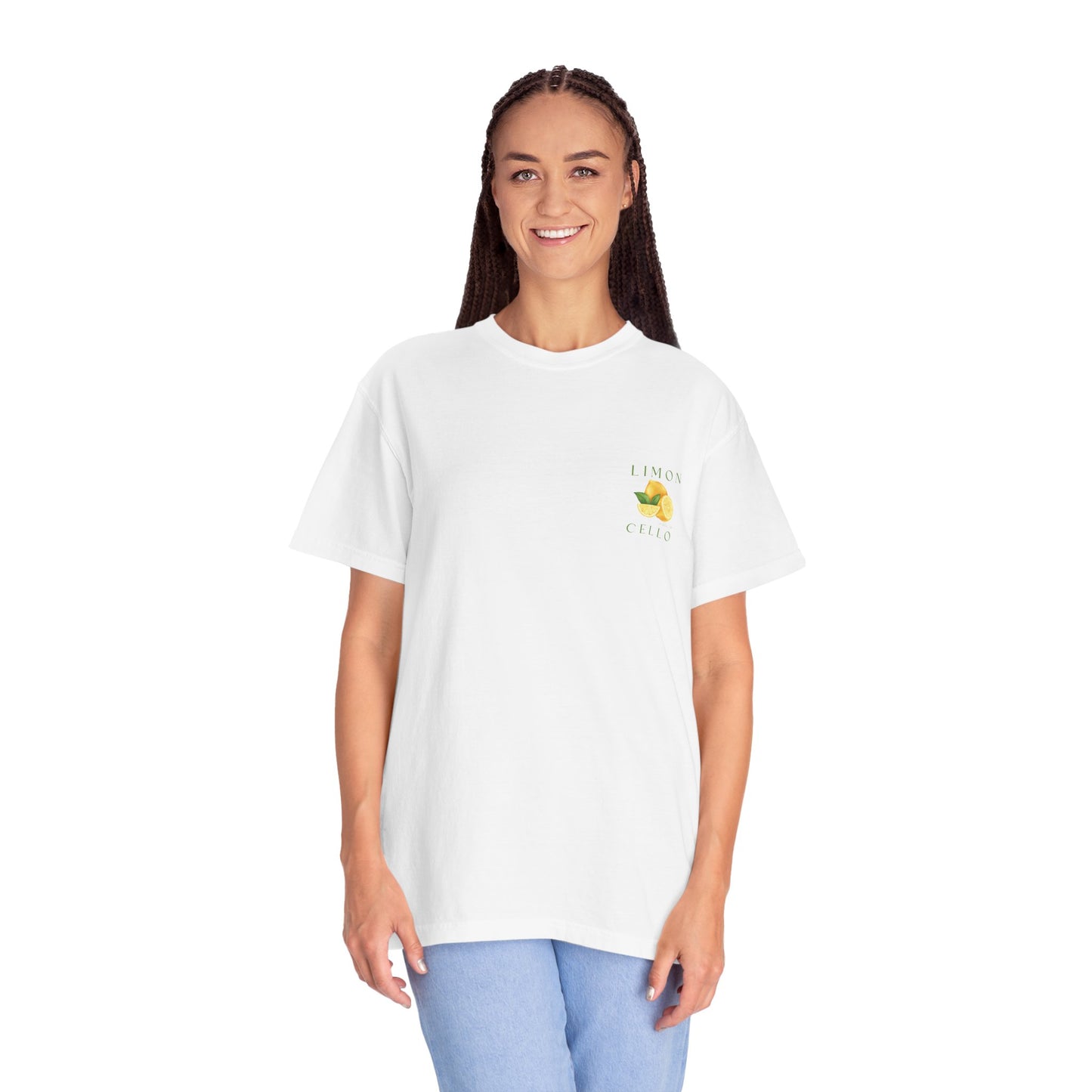 Limon Cello Unisex Garment-Dyed T-Shirt - Refreshing Citrus Graphic Tee