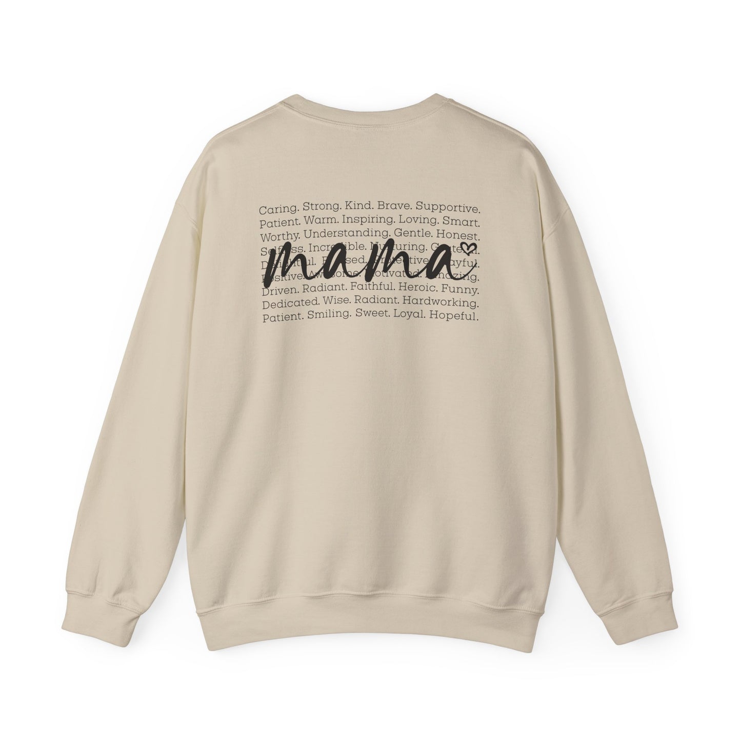 Mama Love Crewneck Sweatshirt - Heavy Blend, EST 2023, Perfect for Mother's Day and Everyday Comfort / Customisable