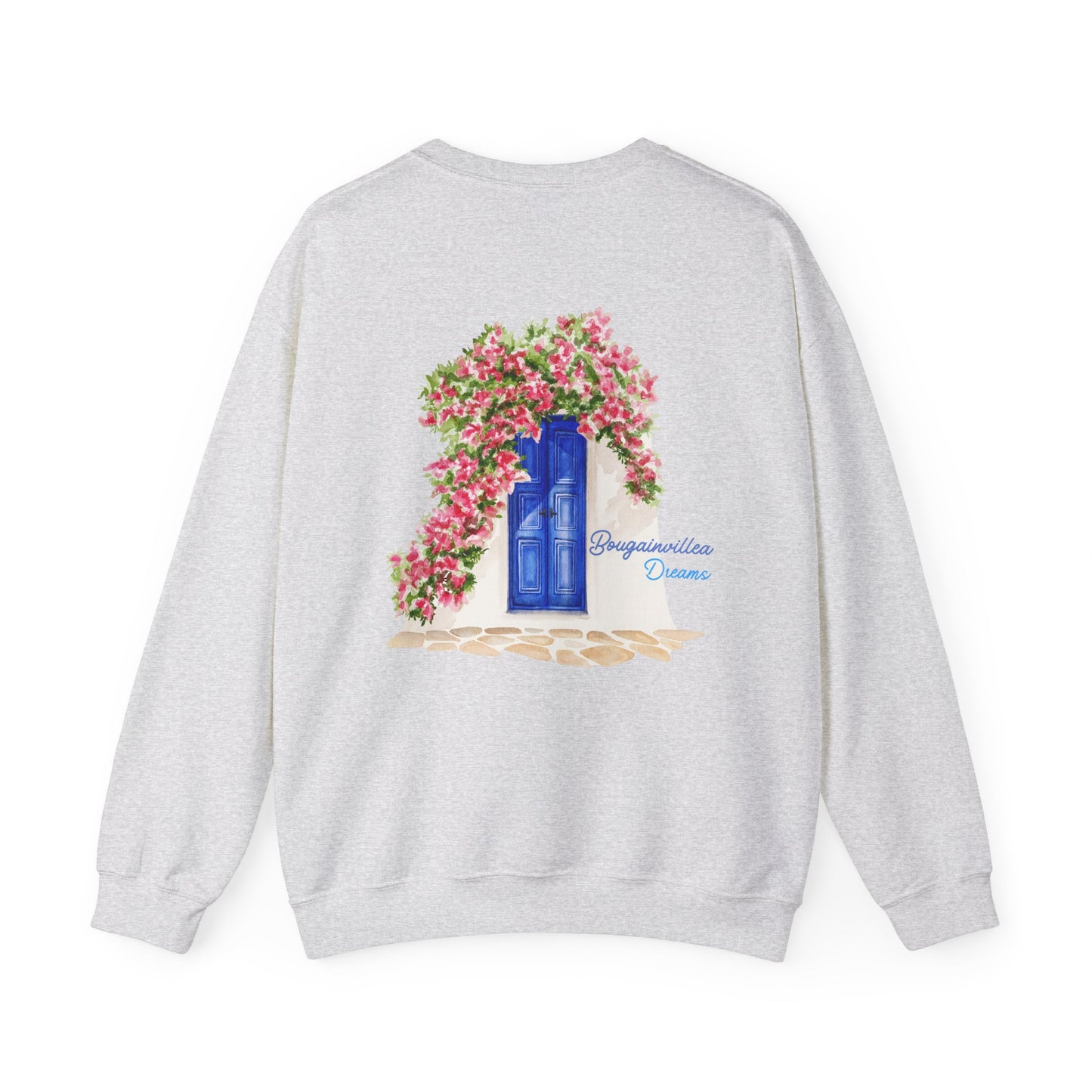Bougainvillea Dream Sweatshirt – Cozy Girl Crewneck with Floral Design