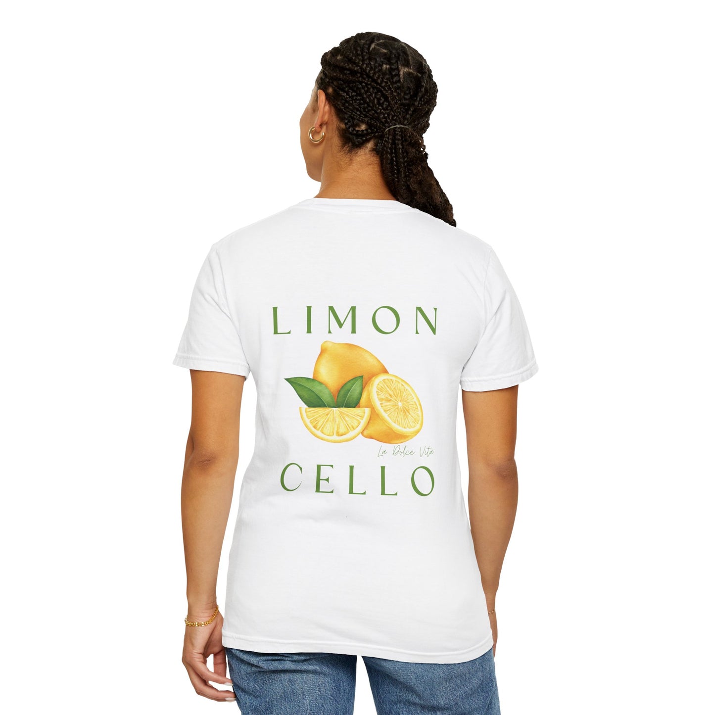 Limon Cello Unisex Garment-Dyed T-Shirt - Refreshing Citrus Graphic Tee