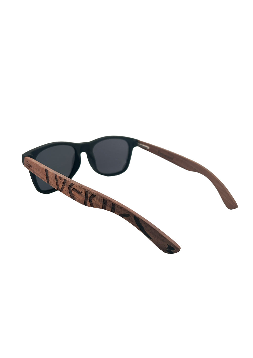 Eyewood Viking Runes Sunglasses. Handmade Wood & Polarized UV400 Protection