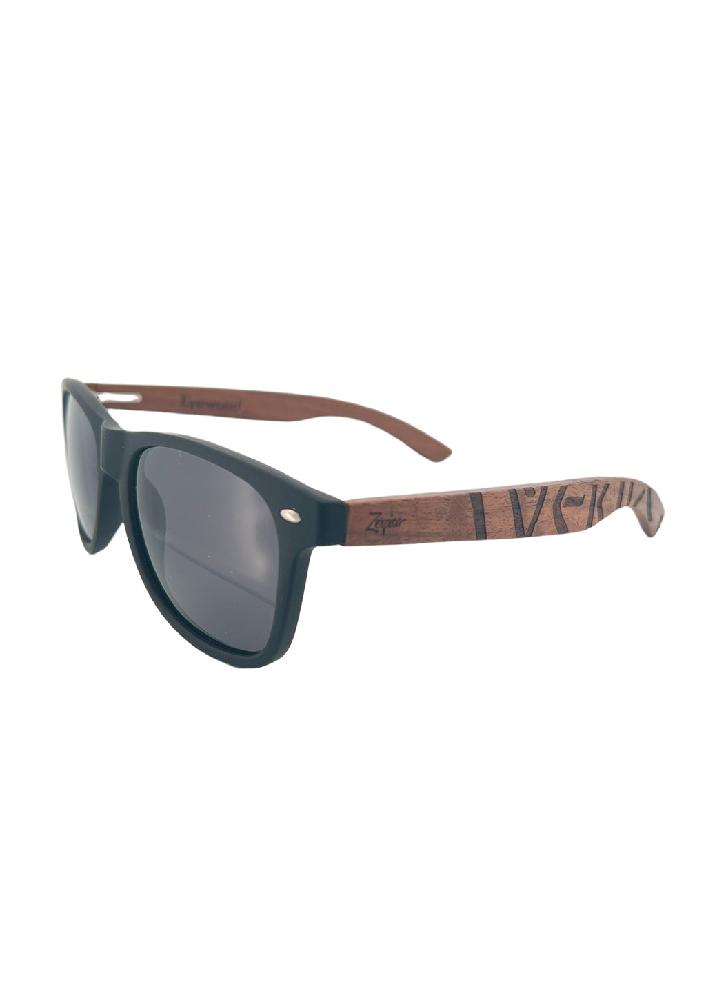 Eyewood Viking Runes Sunglasses. Handmade Wood & Polarized UV400 Protection