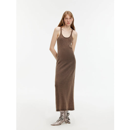 "Cool Girl Recipe" Distressed Vest Dress – Luxury Ferment-Washed Style