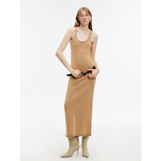 "Cool Girl Recipe" Distressed Vest Dress – Luxury Ferment-Washed Style